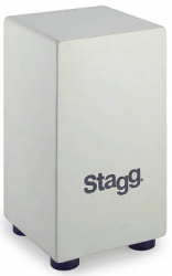 STAGG CAJ-40S WH - деревянный кахон,небольшого размера.Цвет - белый.В комплекте нейлоновый чехол.