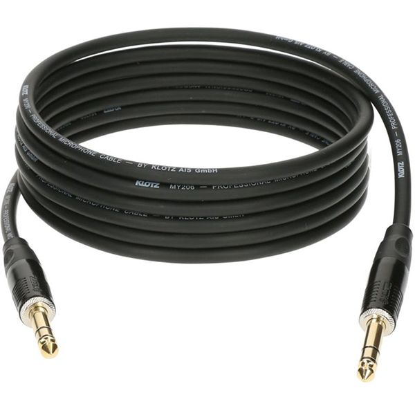 B3PP1K0500 Коммутационный кабель 6,35мм стерео, 5м, Klotz