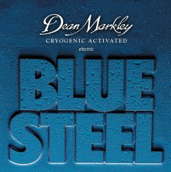 DM2558A Blue Steel Комплект струн для 7-струнной электрогитары, никелированные, 10-60, Dean Markley