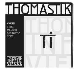 TI100 Ti Комплект струн для скрипки размером 4/4, среднее натяжение, Thomastik