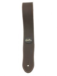 037254 Mat Brown Leather Ремень для гитары, кожаный, коричневый, Godin