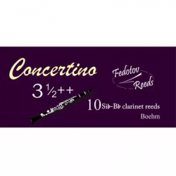 Fedotov Reeds Концертино № 3,5++  Трости для кларнета inB/ inA (10шт)