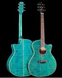 MG-07-BL Акустическая гитара, с вырезом, синяя, Magna