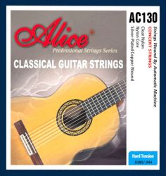 AC130-H Комплект струн для классической гитары, нейлон, посеребренная медь [12] Alice