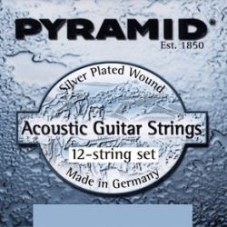 320/12 Silver Wound Комплект струн для 12-струнной акустической гитары, 11-47, Pyramid