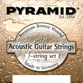 331100 Phosphor Bronze Комплект струн для 7-струнной акустической гитары, 11-60, Pyramid