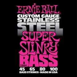 P02844 Stainless Steel Super Slinky  45-100, Ernie Ball