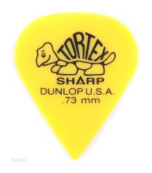 412P.73 Tortex Sharp Медиаторы 12шт, толщина 0,73мм, Dunlop