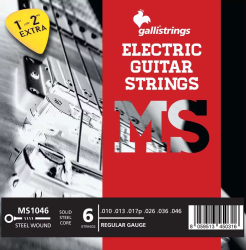 Комплект струн GALLI STRINGS [MS1046] для 6-струнной электрогитары