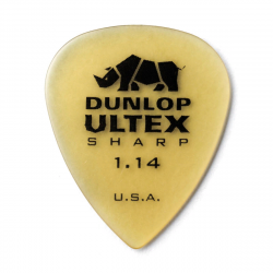 Dunlop 433P114 Ultex Sharp 6Pack  медиаторы, толщина 1.14 мм, 6 шт.