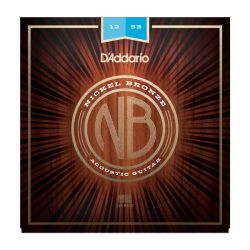 NB1253 Nickel Bronze  Light, 12-53, D'Addario