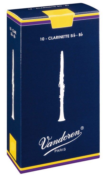 Vandoren Traditional 4.0 10-pack (CR104)  трости для кларнета Bb №4.0, 10 шт.