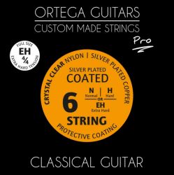 NYP44EH Pro Комплект струн для классической гитары 4/4, с покрытием, Ortega