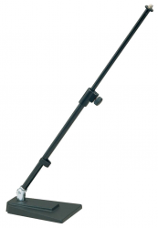 K&M 23400-300-55  микрофонная стойка с наклонным коленом, чёрная, 400-640 мм