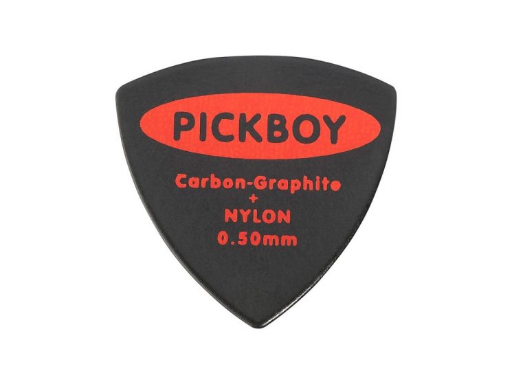 GP-22T/05 Triangle Carbon Nylon Медиаторы 50шт, толщина 0.50мм, Pickboy