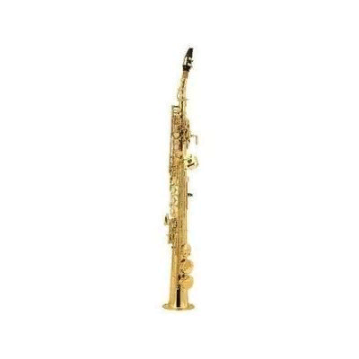 Amati ASS 63-O  саксофон сопрано in Bb, изогнутая шейка, лак золото, с кейсом и мундштуком