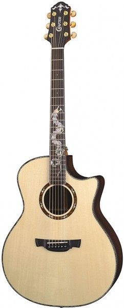 Гитара электроакустическая шестиструнная CRAFTER DGXE-Rose  Кейс