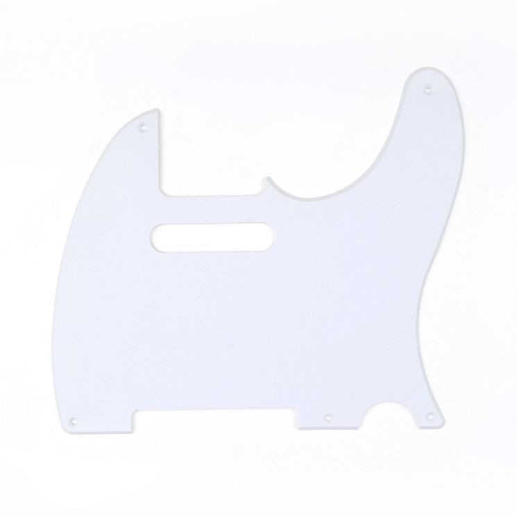 MX1410GW Защитная накладка гитары Fender Telecaster, 1 слой, белая, Musiclily
