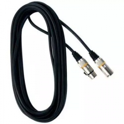 Rockcable RCL30356 D7  Микрофонный кабель XLR(М) XLR( F) 6 метров. Металл. корп.