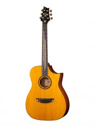 Luxe-WCASE-NAT Электро-акустическая гитара, с вырезом, цвет натуральный, с чехлом, Cort