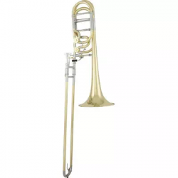 Arnolds&Sons ASL-848-TERRA  бас-тромбон Bb/ F/ G/ Eb/ D, профессион. , 2 вент. , менз. 14,27 мм, покр. лак
