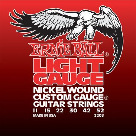 P02208 Nickel Wound Light  11-52, Ernie Ball