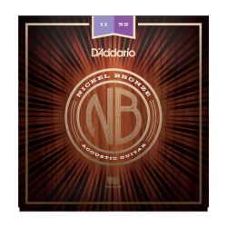 NB1152 Nickel Bronze  Custom Light, 11-52, D'Addario