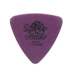 431P1.14 Tortex Triangle Медиаторы 6шт, толщина 1,14мм, треугольные, Dunlop