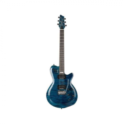 Godin LGXT SA Trans Blue Flame 2A  MIDI-гитара, цвет - синий, прозрачный