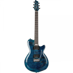 Godin LGXT SA Trans Blue Flame 3A  MIDI-гитара, цвет - синий, прозрачный