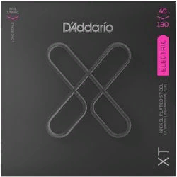 D`Addario XTB45130  Струны для пятиструнной бас гитары Long, Light, 45-130