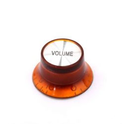 MX1060 Ручка потенциометра Gibson Style, Volume, метрическая, янтарь, Musiclily