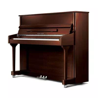 Pearl River EU118SA107  пианино, 118 см. , цвет орех, полированное, хромированная фурнитура