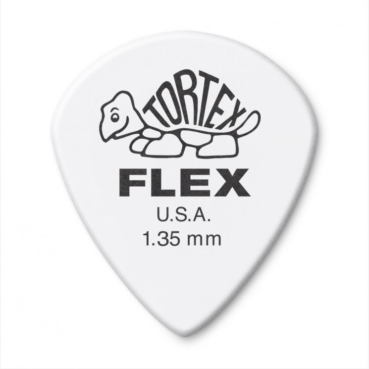 468R1.35 Tortex Flex Jazz III Медиаторы, 72шт, толщина 1.35мм, Dunlop