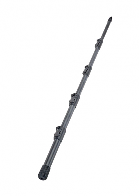 K&M 23780-000-55  держатель для репортёрского микрофона - "удочка", с чехлом, чёрный, 600-1825 мм