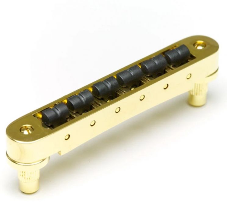 PS-8843-G0 ResoMax NV2 Бридж (струнодержатель), 4мм, золото, GraphTech