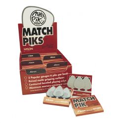 4480 Match Pik Nylon Витрина медиаторов, 60 коробок, 360шт, 5 толщин, Dunlop