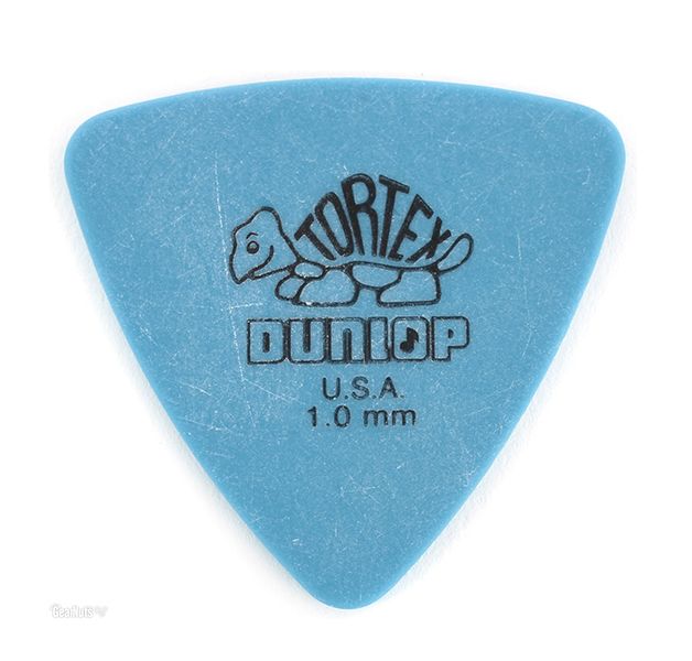 431P1.0 Tortex Triangle Медиаторы 6шт, толщина 1,00мм, треугольные, Dunlop