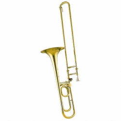 Amati ASL 363-O  тромбон тенор-бас Bb/ F лак золото, растр. 235мм, менз. 14мм