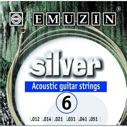 Струны для акустической гитары EMUZIN 6А204