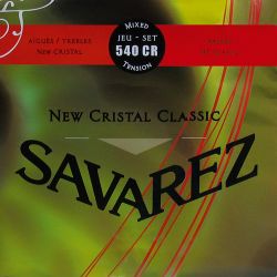540CR New Cristal Classic Комплект струн для классической гитары, норм.натяжение, посеребр, Savarez