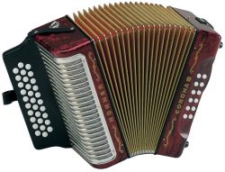 Аккордеон диатонический HOHNER Corona III ADG red