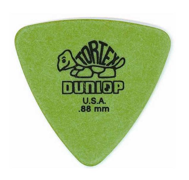 431P.88 Tortex Triangle Медиаторы 6шт, толщина 0,88мм, треугольные, Dunlop