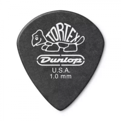 Dunlop 482R1.0  медиаторы Tortex Pitch Black Jazz (в уп. 72 шт. )