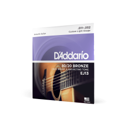 Струны для акустической гитары D'ADDARIO EJ13