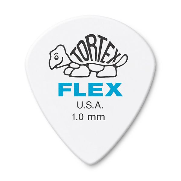 468P1.0 Tortex Flex Jazz III Медиаторы, 12шт, толщина 1.0мм, Dunlop