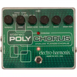 Electro-Harmonix Stereo Polychorus SALE  гитарная педаль Analog Flange/ Chorus