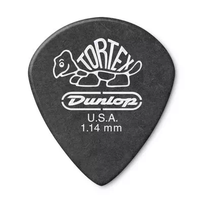 Dunlop 482R1.14  медиаторы Tortex Pitch Black Jazz (в уп. 72 шт. )