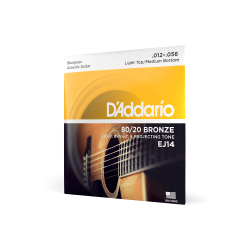 Струны для акустической гитары D'ADDARIO EJ14