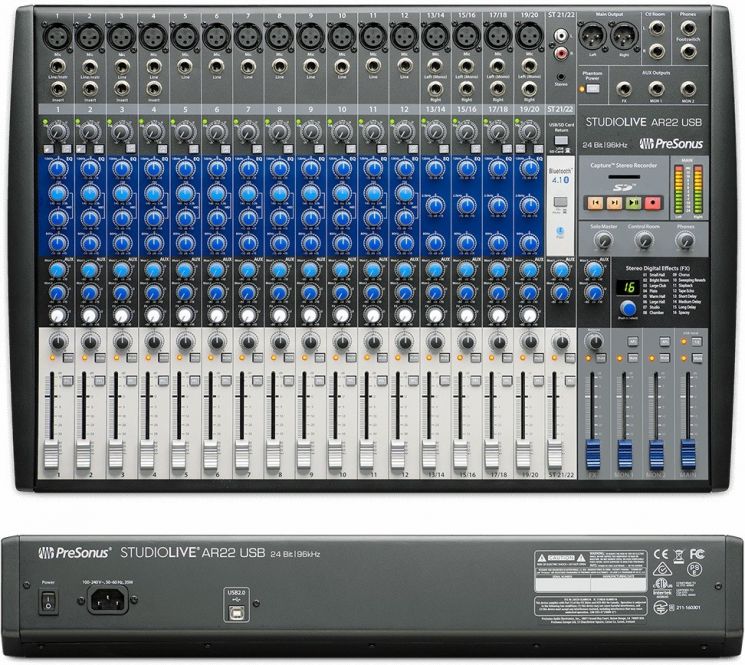 Микшерный пульт PRESONUS StudioLive AR22 USB